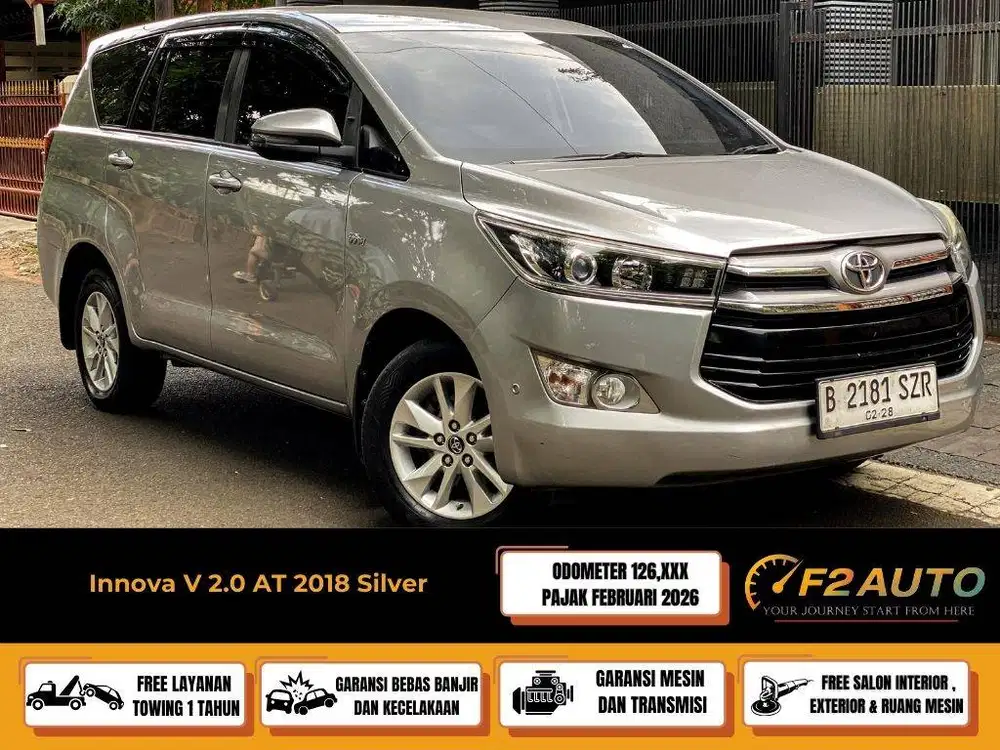 Toyota Innova 2.0 V AT 2016 Silver