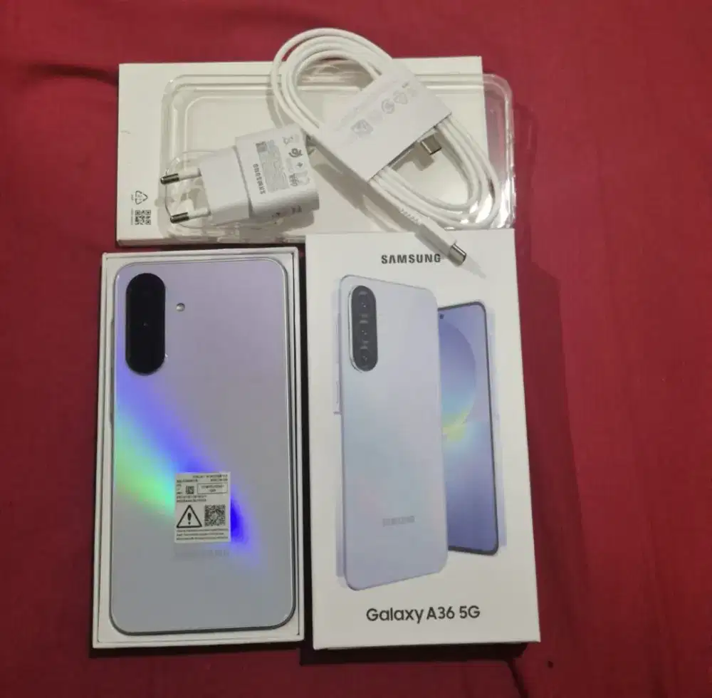 Jual hp SAMSUNG A36 5g 8/256 likenew istimewa siap pakai bonus adaptor