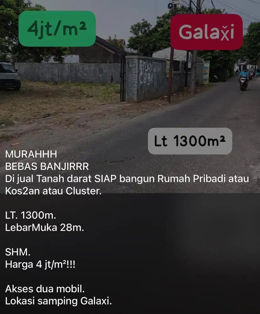 Tanah Komersial Dijual