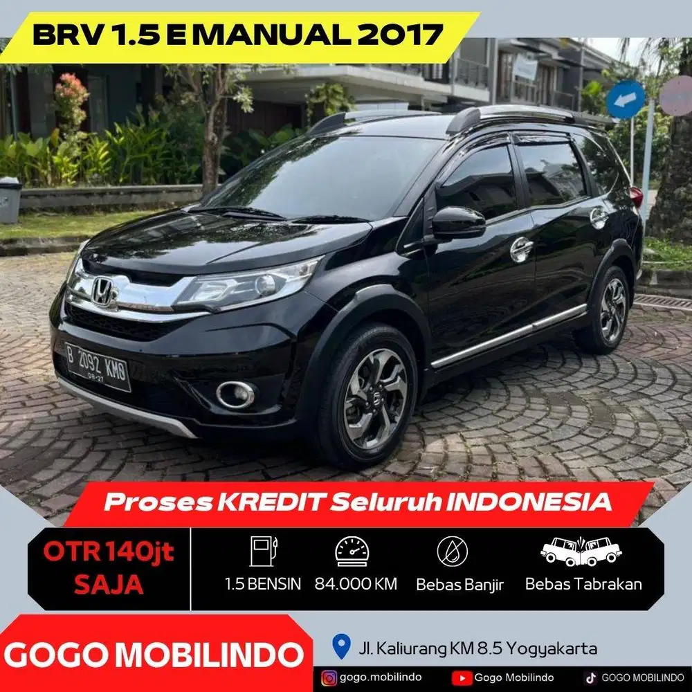 Honda BRV E Manual 2017 DP Minim Kredit Murah Rush