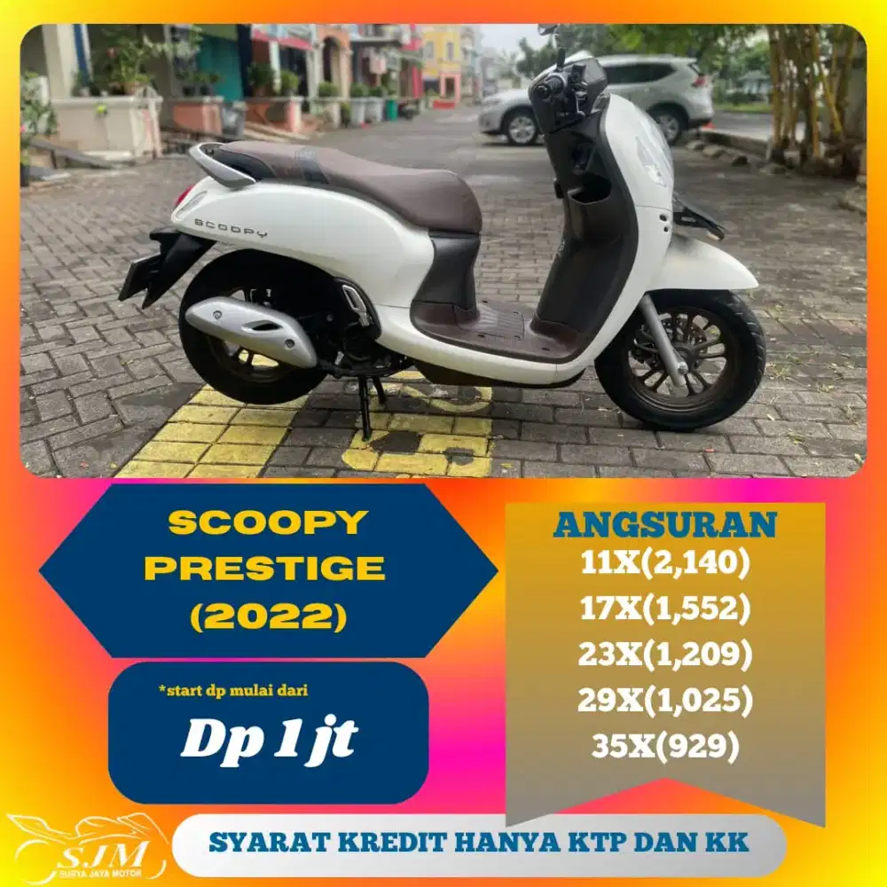 HONDA SCOOPY PRESTIGE 2022 SIAP PAKAI