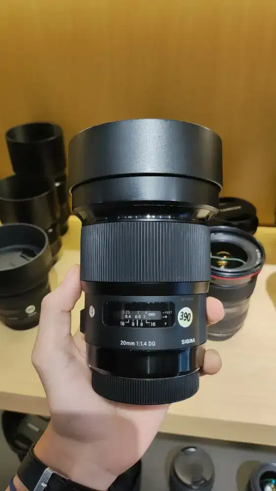 Lensa Sigma ART 20mm F1.4 DG. Good Condition