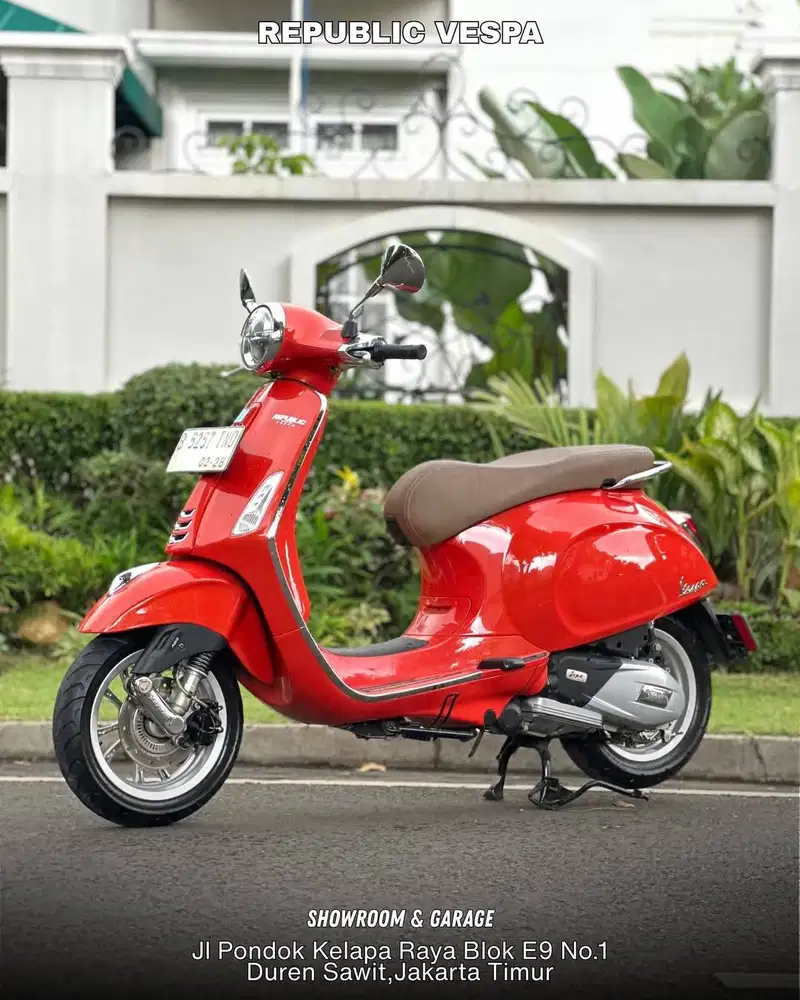 Piaggio Vespa PRIMAVERA 150 IGET ABS FACELIFT TAHUN 2022 WARNA ORANGE