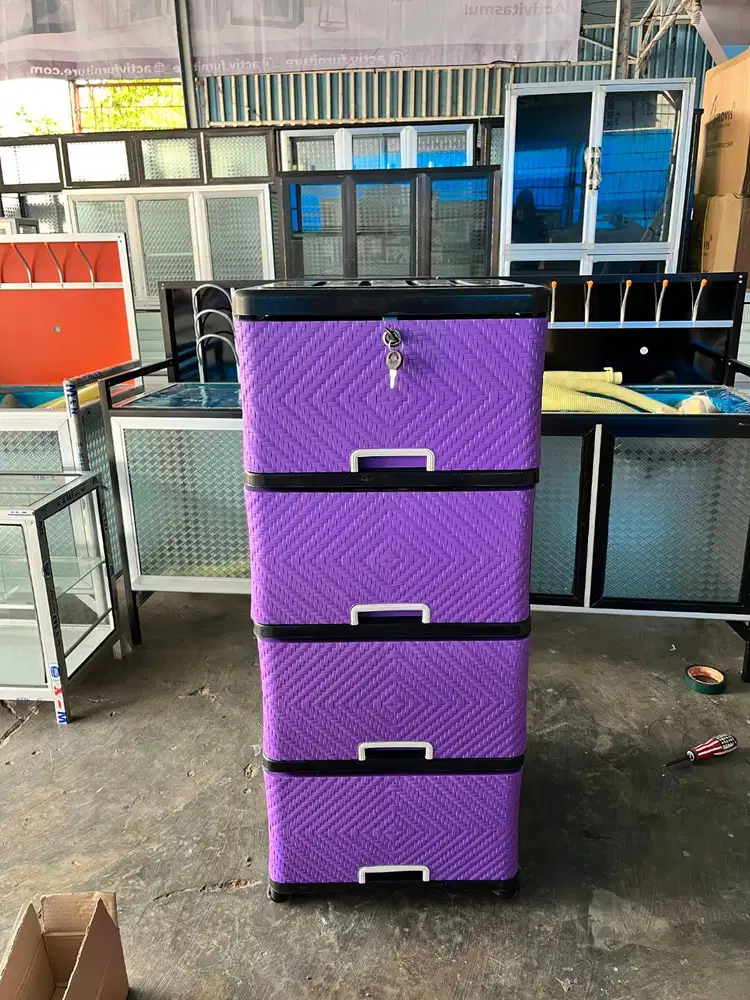 SALE LEMARI PLASTIK 3 SUSUN