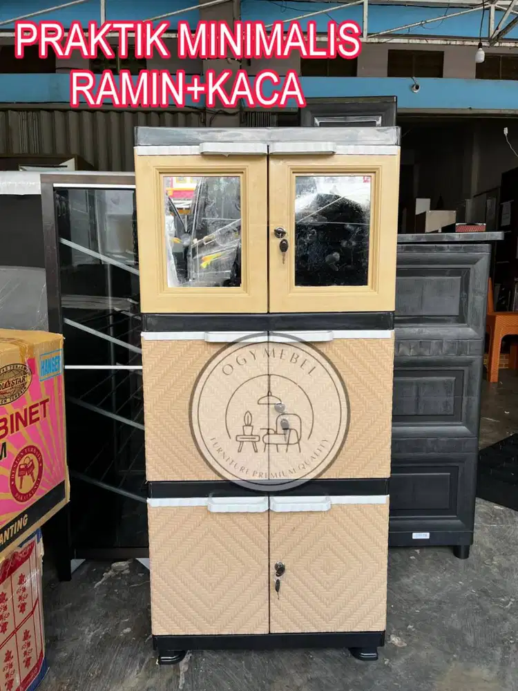 SALE LEMARI PLASTIK MINIMALIS