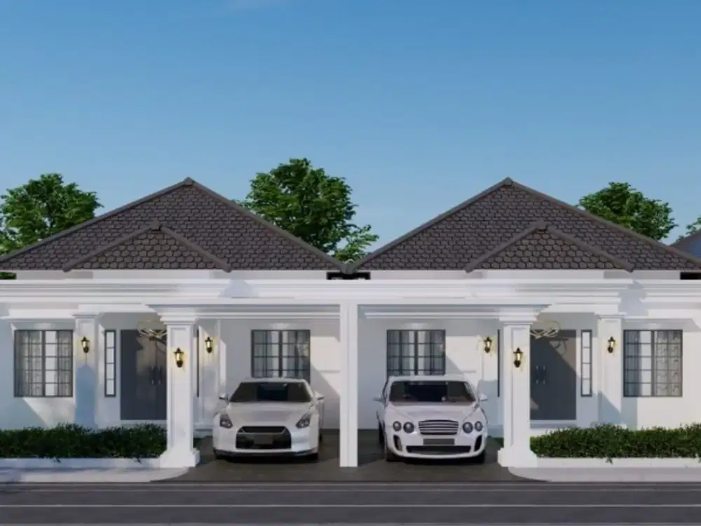 HUNIAN BERKONSEP EUROPEAN CLASSIC HOUSE LOKASI STRATEGIS