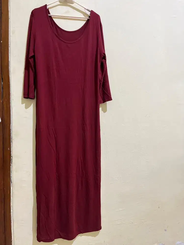 Dress press body maroon