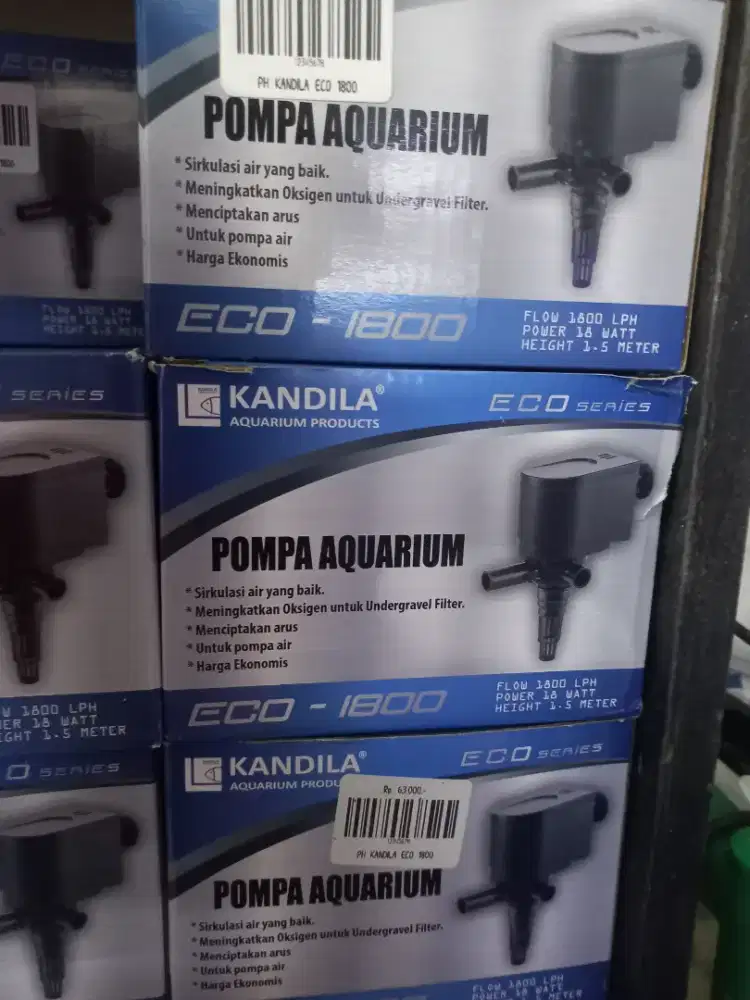 Power Head Pompa Aquarium Kolam Kandila Eco-1800