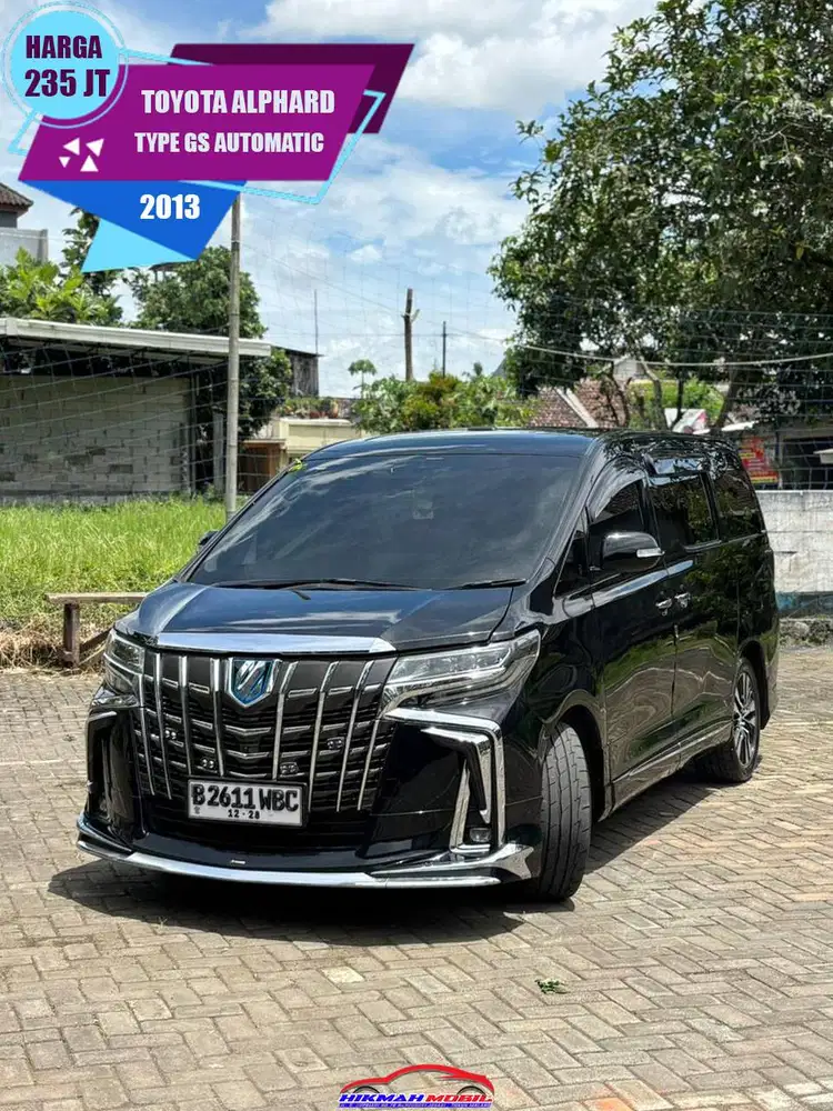 TOYOTA ALPHARD 2013 UPGRADE BODY NEW ALPHARD 2022 SIAP PAKAI AUTOMATIC