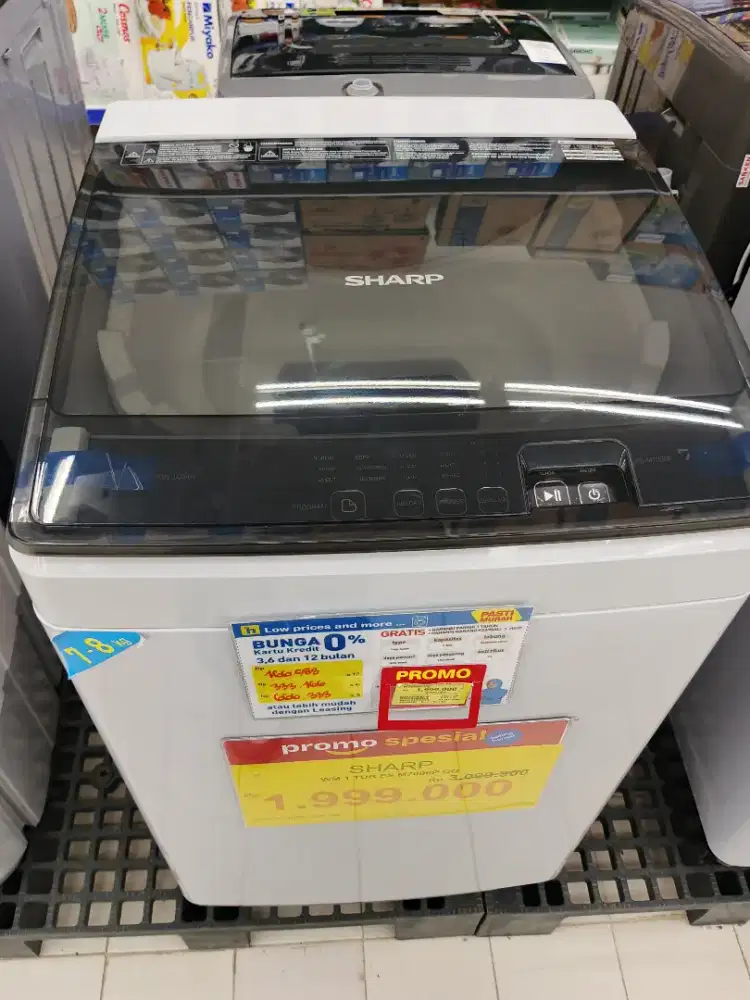 MESIN CUCI SATU TABUNG CICILAN TANPA DP