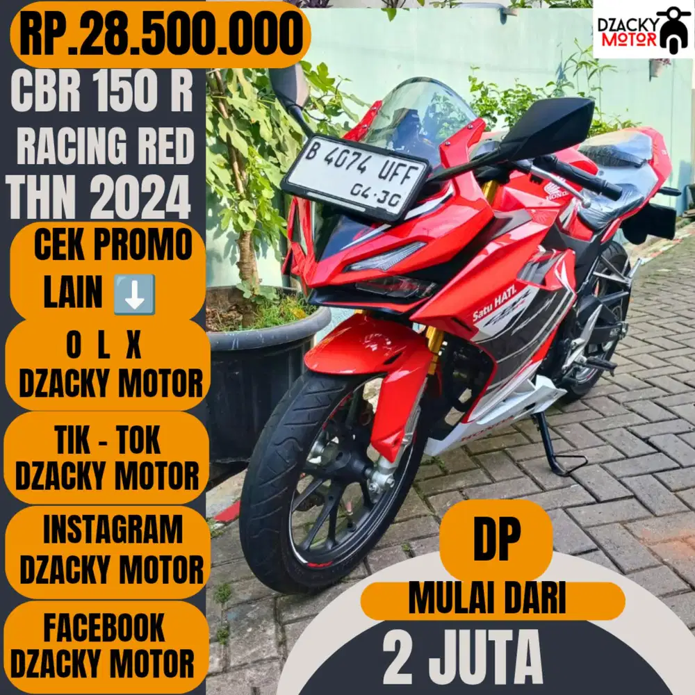 CBR 150 R RACING RED 2024 SECOND LIKE NEW