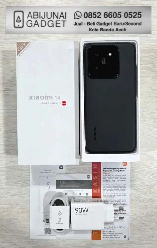 XIAOMI 14 5G RAM 12/256GB Second Like New - Garansi Panjang