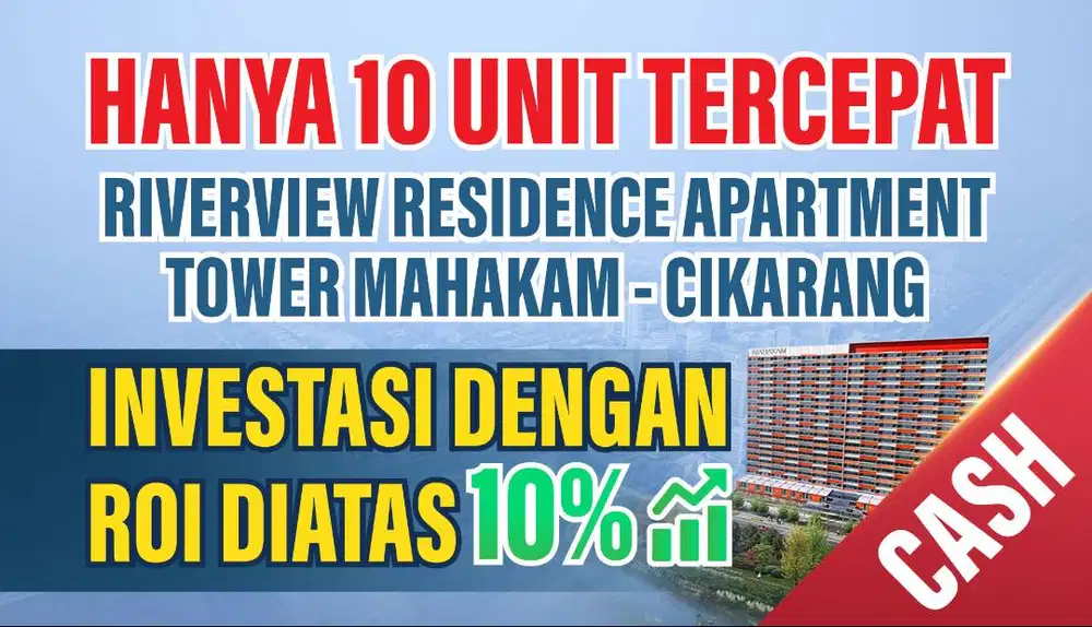 APARTEMEN RIVERVIEW RESIDENCE CIKARANG