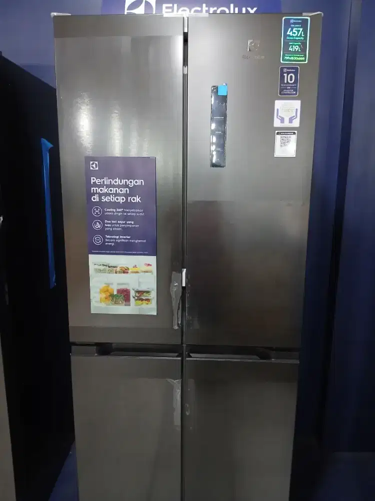 PROMO CICILAN 0% ELECTROLUX SIDE BY SIDE REFRIGERATOR MULTIDOOR 457L