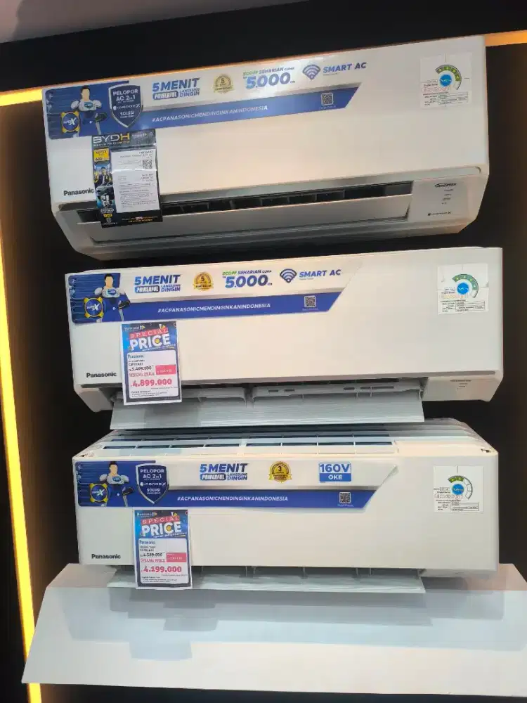 AC PANASONIC 1/2pk KREDIT SYARAT KTP