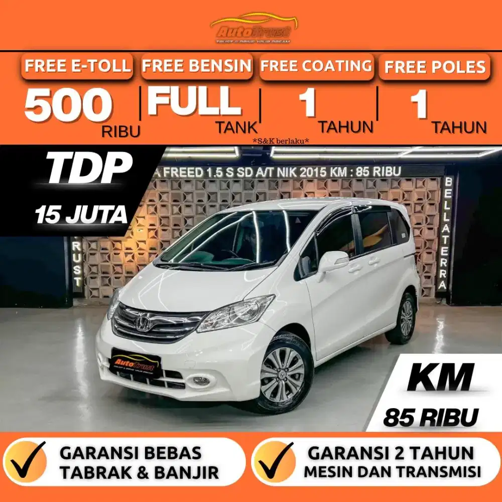 CASH 160 JUTA | HONDA FREED S SD 1.5 AT NIK 2015