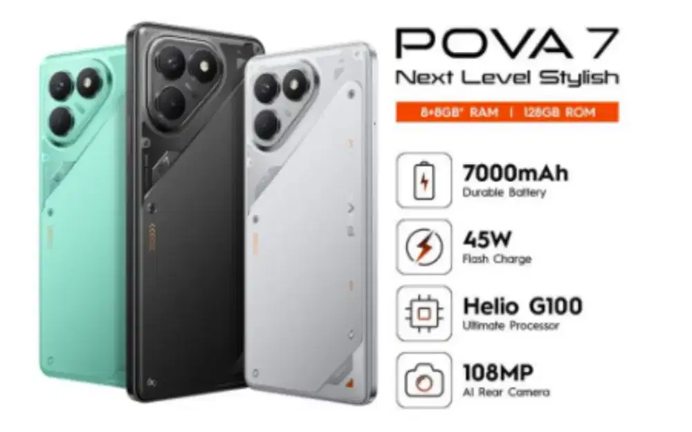 TECNO POVA 7 4G 8/128