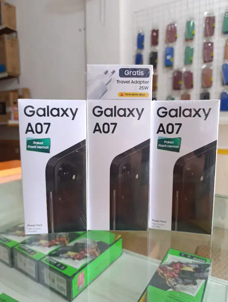 SAMSUNG GALAXY A07 4/128 GARANSI RESMI CASH/KREDIT