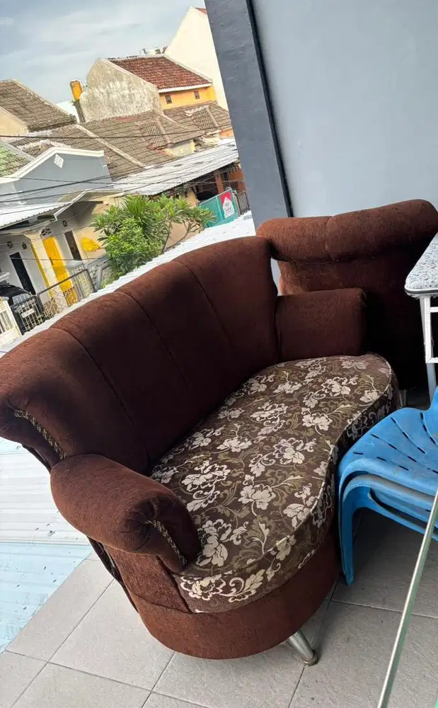 Sofa 2 1 1 plus Meja kaca