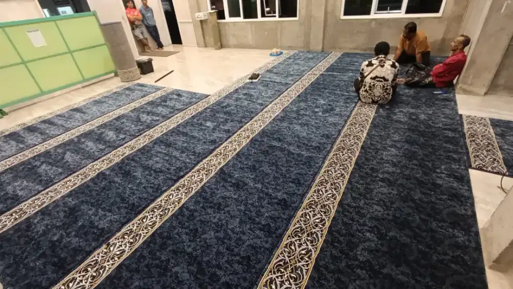 Tersedia Karpet sajadah Masjid import pembelian menyesuaikan kebutuhan