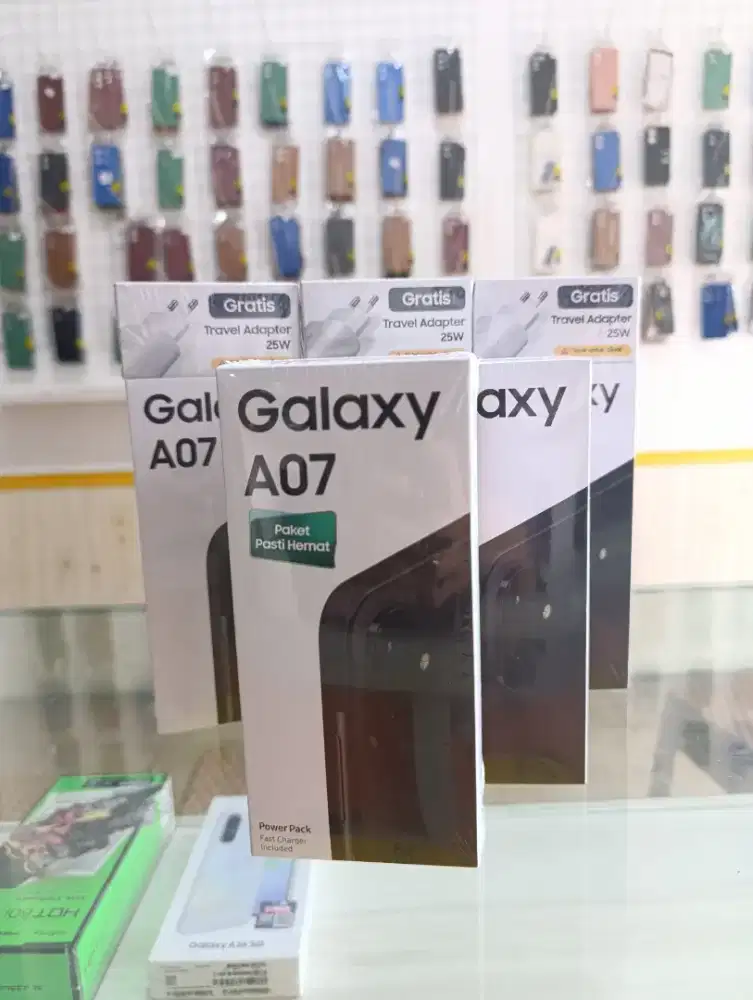 SAMSUNG GALAXY A07 POWER PACK 4/64 GARANSI RESMI CASH/KREDIT