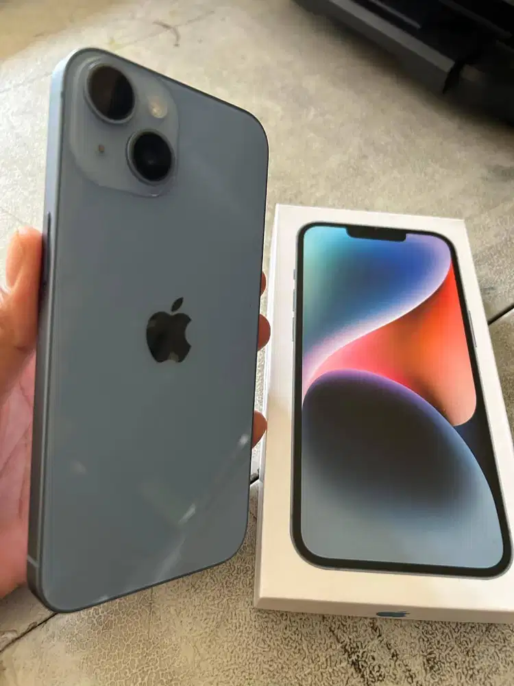 Bismillah dijual cepat Iphone 14 inter warna Biru 128GB