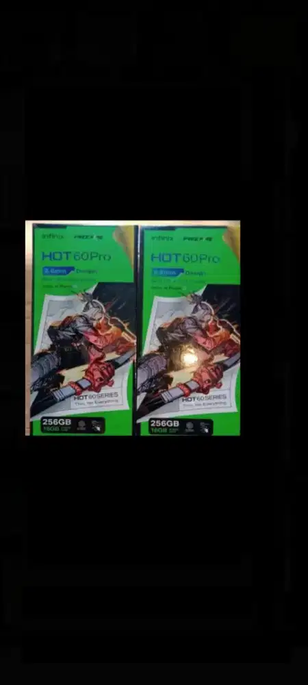 Infinix hot 60 pro 256gb ram 8gb dan8/128 garansi resmi