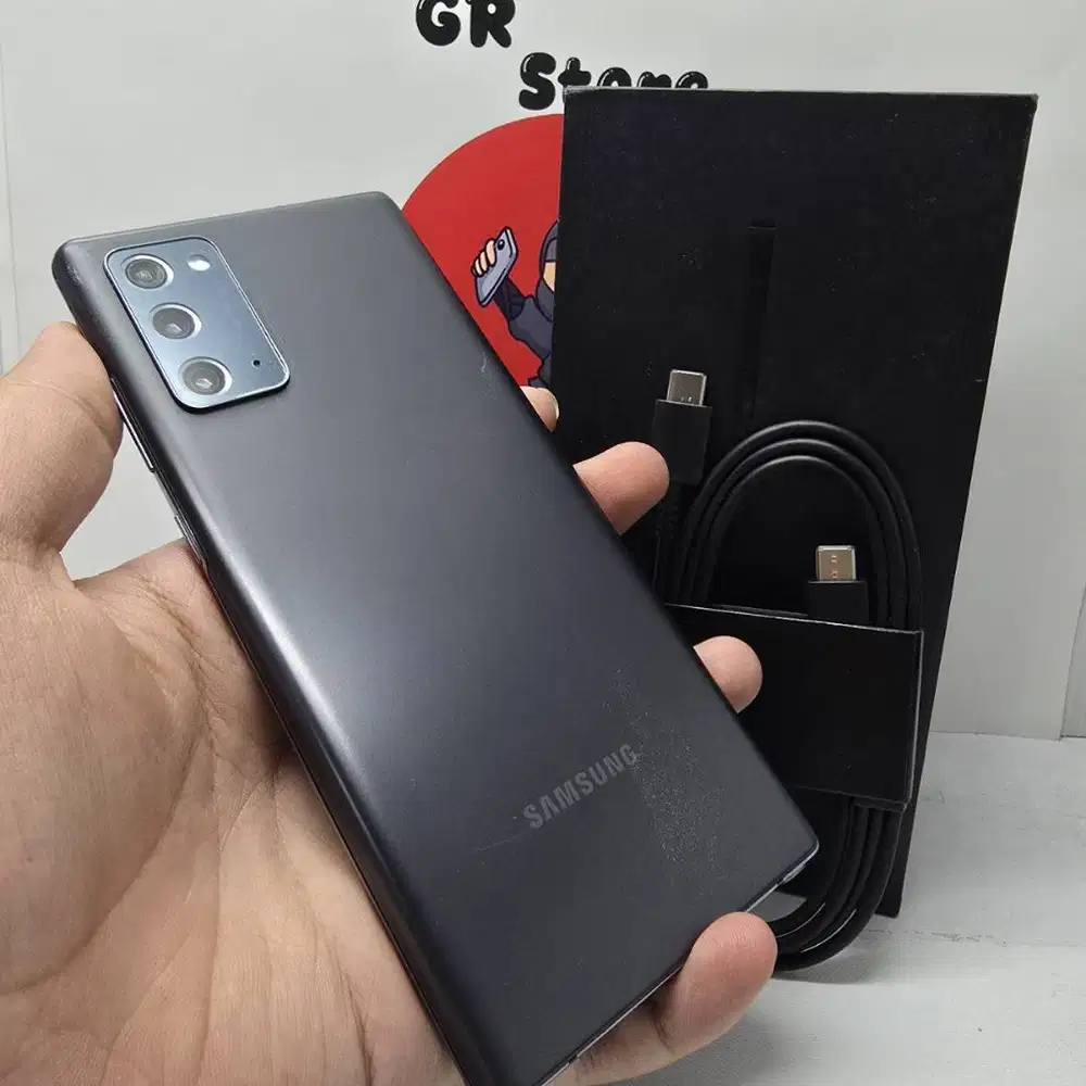Samsung Galaxy Note 20 Black 8/128 Fullset Inter Sinyal On