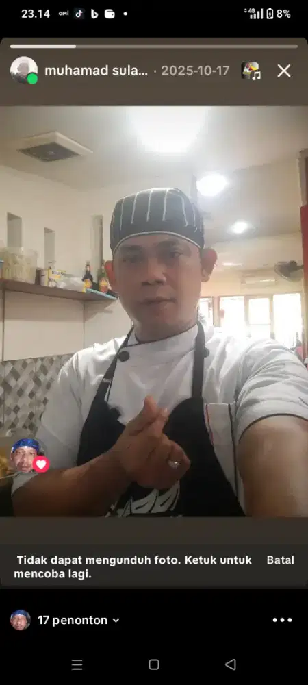 Chef resto Padang dr tahun 1999-2025