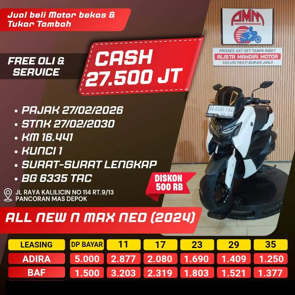 ALL NEW N MAX NEO 2024 PAJAK HIDUP CC 0% KREDIVO TOKPED SPAYLATER