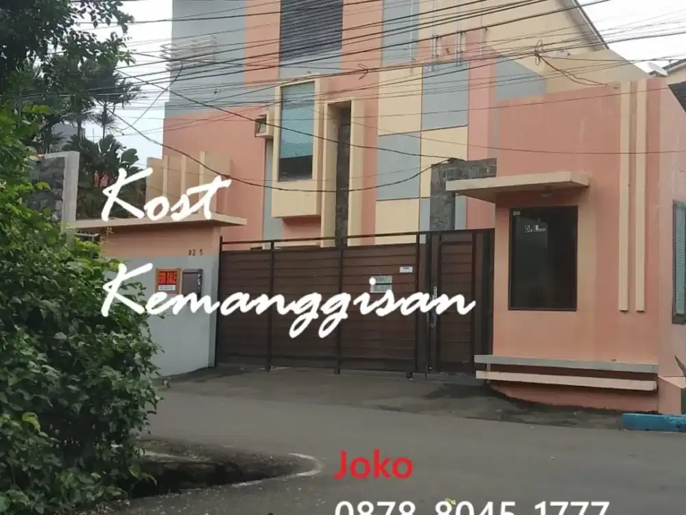 Rumah Kost 29 Kamar PENUH Dekat Kampus Binus Kamanggisan, Palmerah