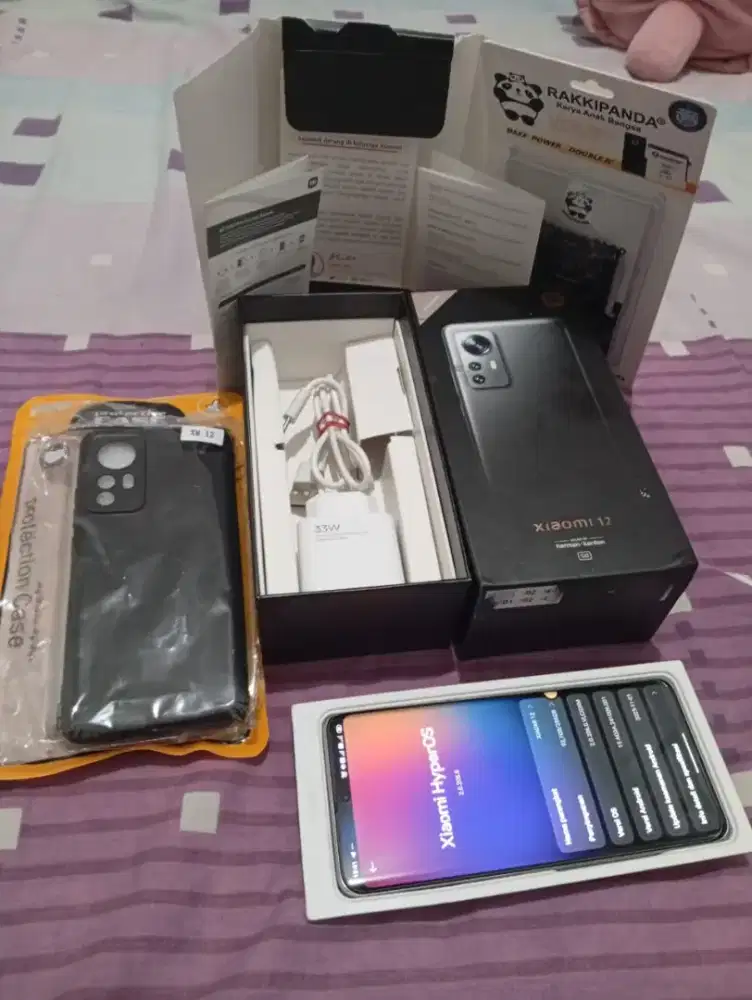 Xiaomi Mi 12 full set Mulus 8+4/256Gb, No Samsung, iPhone, Oppo, Vivo.
