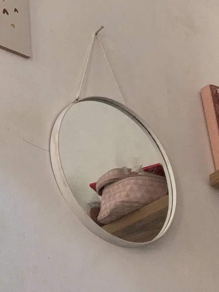 preloved kaca/cermin bulat aesthetic gantung