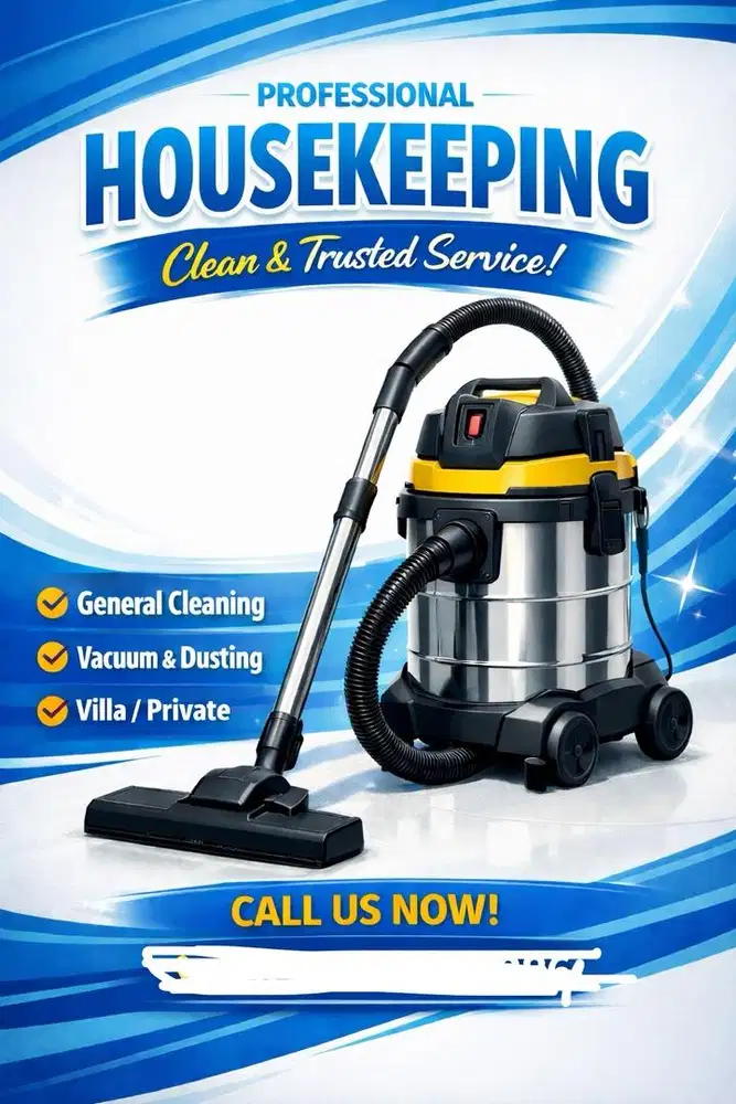 Jasa tukang bersih-bersih villa