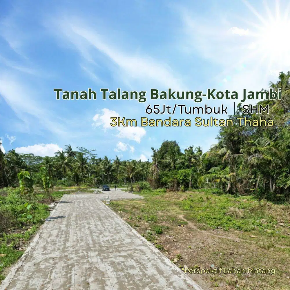 Jual Tanah Pasir Putih, 200Mtr Mandala Mart Jambi