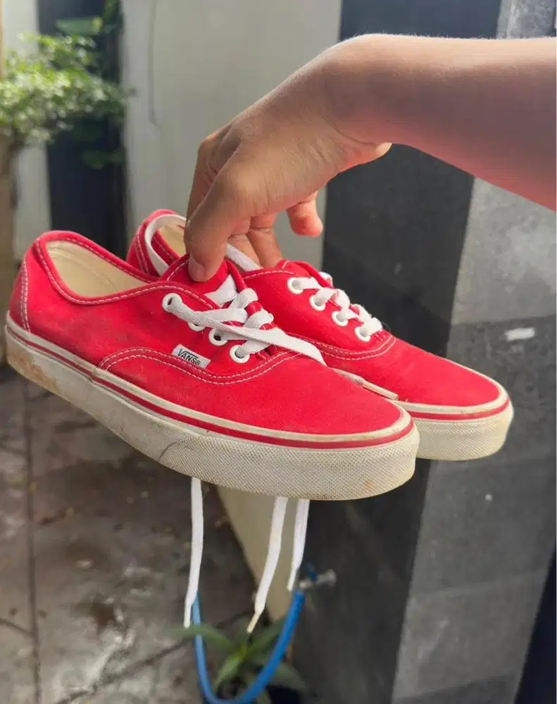 Vans authentic red chili original woman
