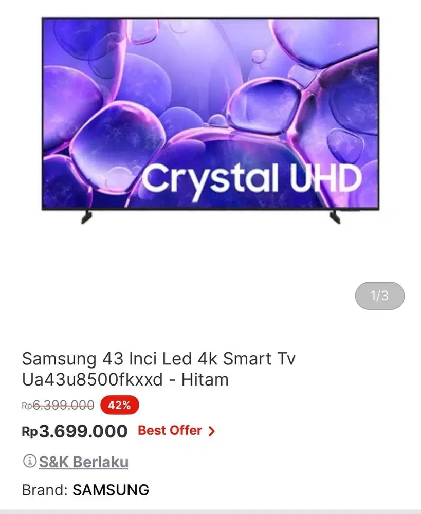 samsung smart tv 4k 43 inch