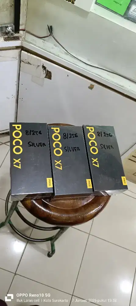 JUAL POCO X7 5G 8/256 BARU FRESH