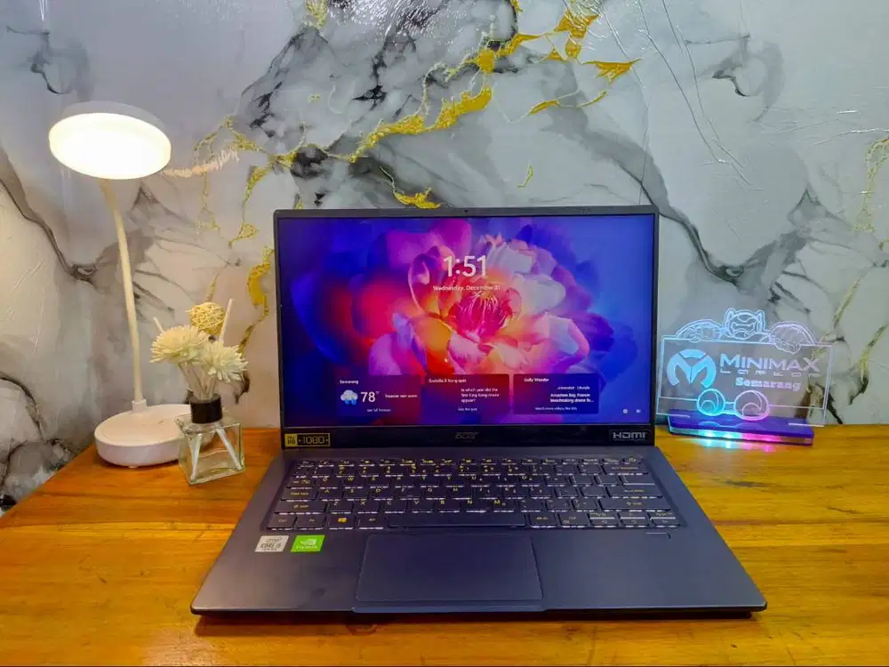 Acer Swift i5 gen 10 dual VGA Touchscreen  ram 16GB Nvme 512GB FHD IPS
