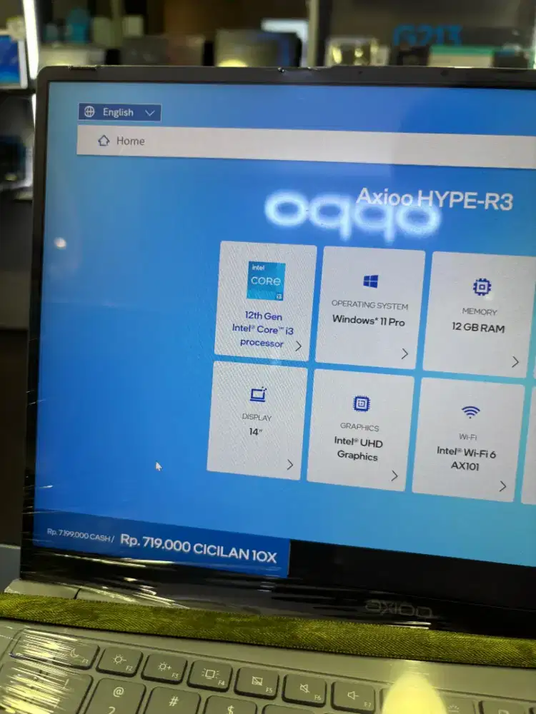 Axioo Hype r3 dengan cicilan 0% home credit