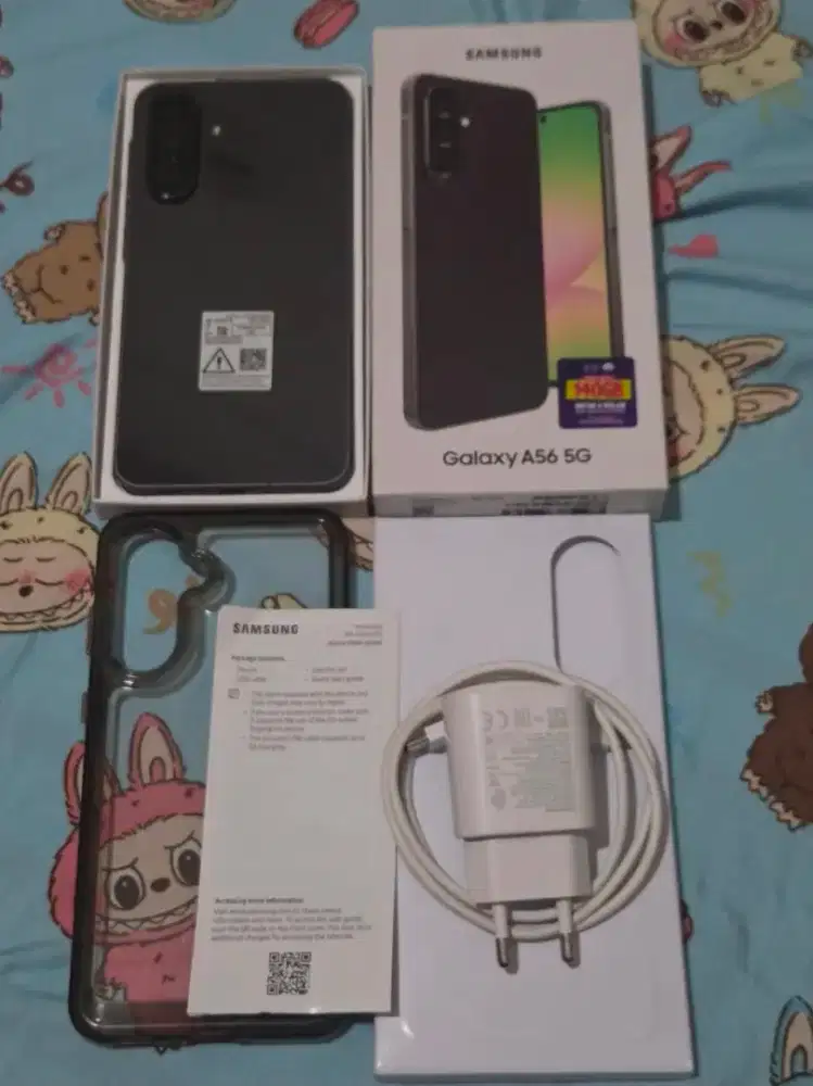 Jual hp bekas SAMSUNG A56 5g 8/256 istimewa free adaptor n case