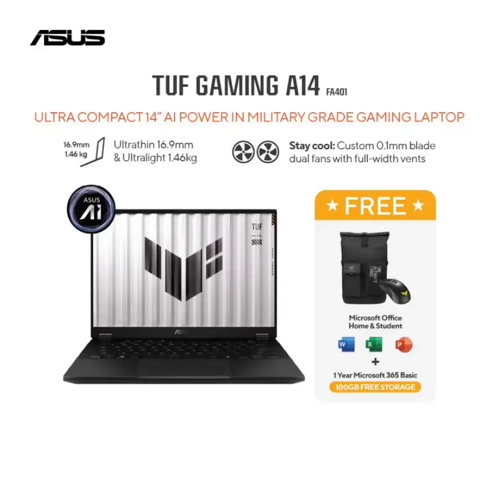 ASUS TUF A 14 DENGAN CICILAN 0 % HOME 5