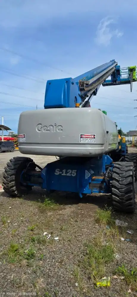 Boom lift genie S125 tahun 2018