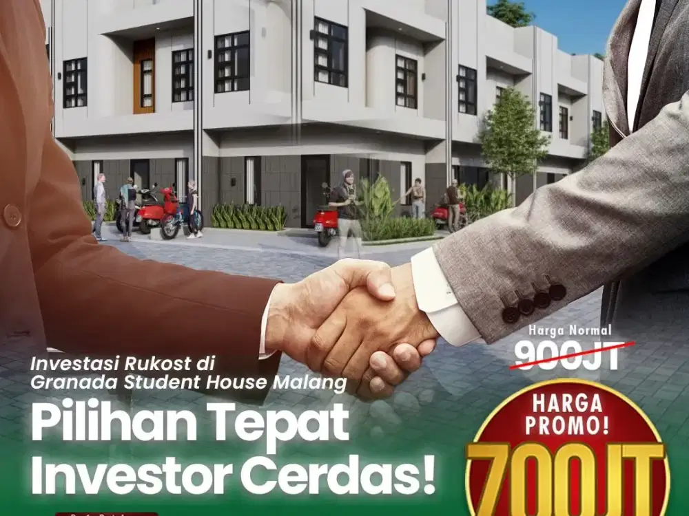 Rumah Kos Dijual di Area Kampus UIN 3 Malang Dekat UMM UNISMA DINOYO