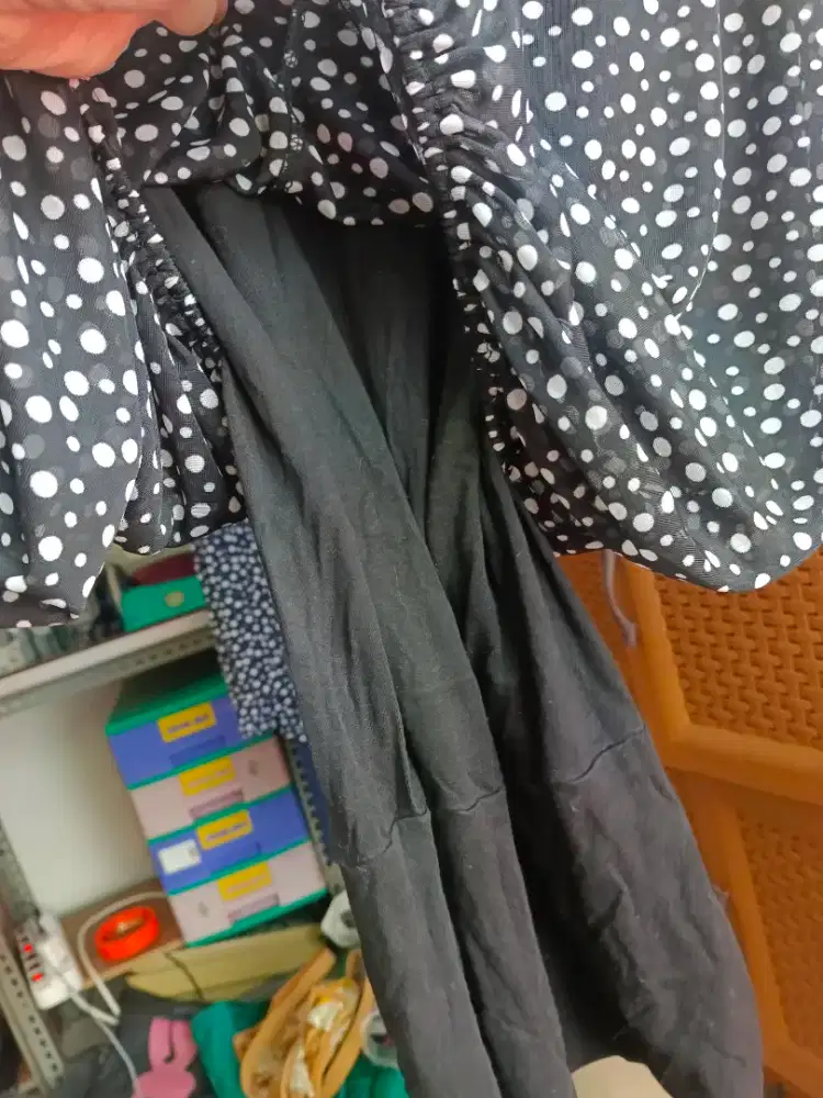 Atasan bahan kaos berlapis