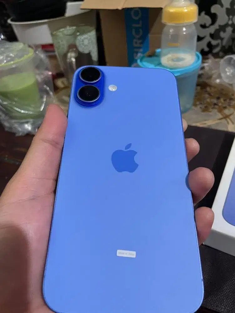 Iphone 16 plus Blue Ibox like new
