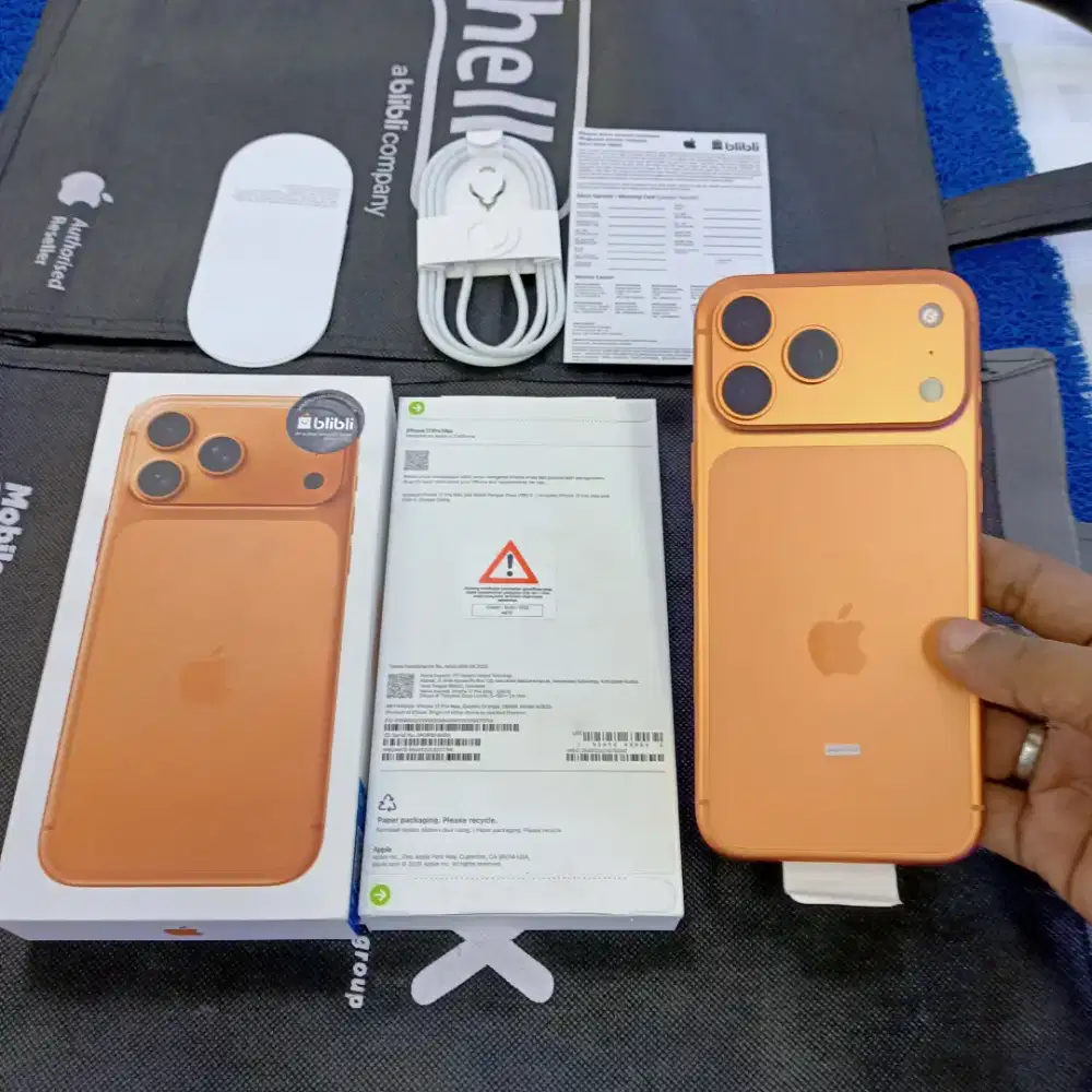 Iphone 17 Pro Max 256gb Pake 1 Minggu 99,9% like new CC 0 resmi blibli