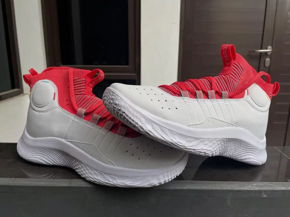 curry 4 red white