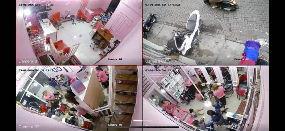 Cctv paket hemat,mudah di pantau melalui hape dan bergaransi