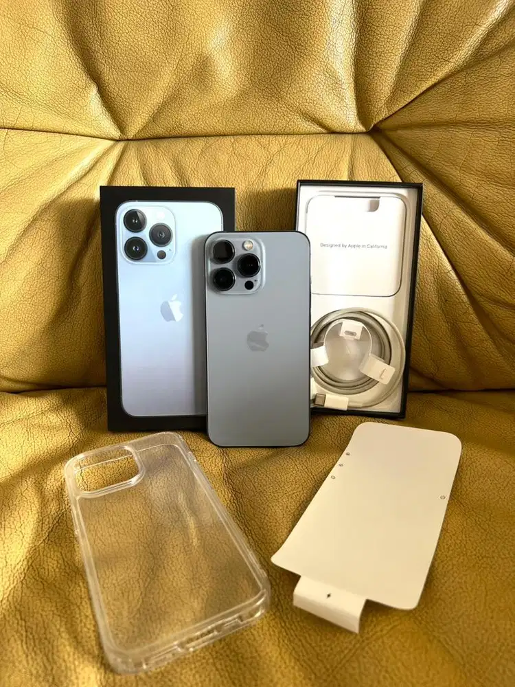 iPhone 13 Pro iBox 128GB Sierra Blue Fullset Original 14 15 16 17 max
